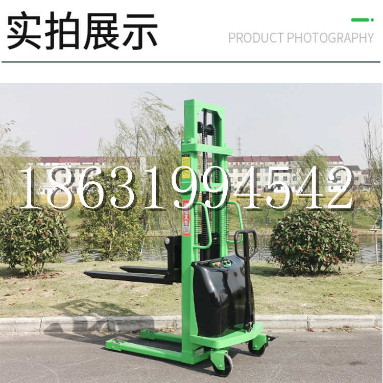 枣强县电动叉车堆高车液压铲车电瓶1吨2吨站驾步行式小型全自动叉车